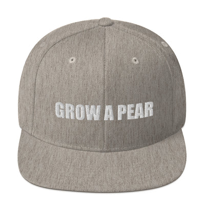 Grow A Pear Snapback - Heather