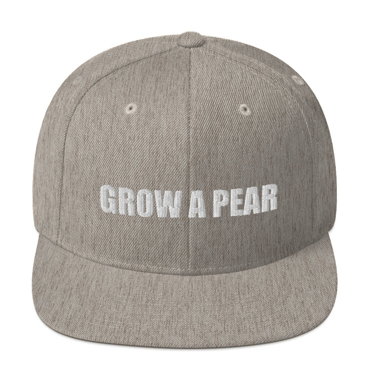 Grow A Pear Snapback - Heather